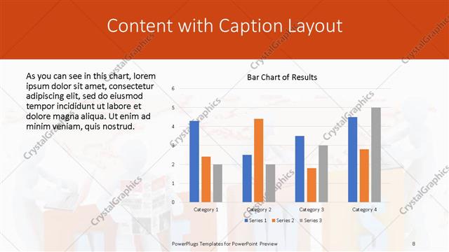 Content with Caption presentation slide layout
