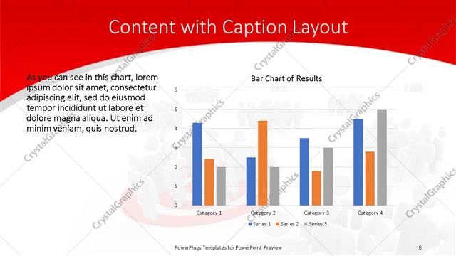Content with Caption presentation slide layout