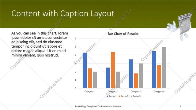 Content with Caption presentation slide layout