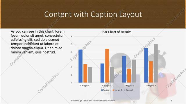 Content with Caption presentation slide layout