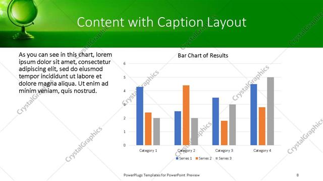 Content with Caption presentation slide layout