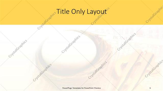 Title Only presentation slide layout