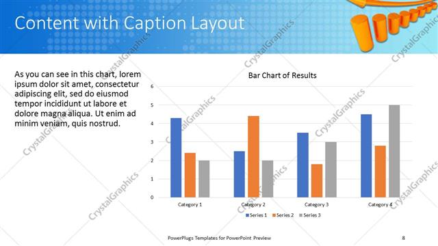 Content with Caption presentation slide layout