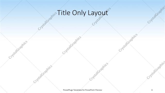 Title Only presentation slide layout