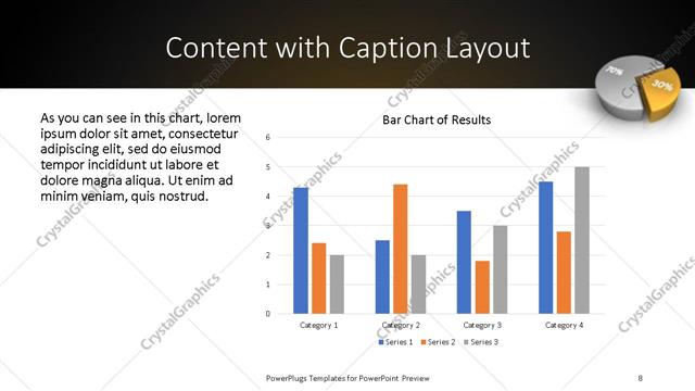 Content with Caption presentation slide layout