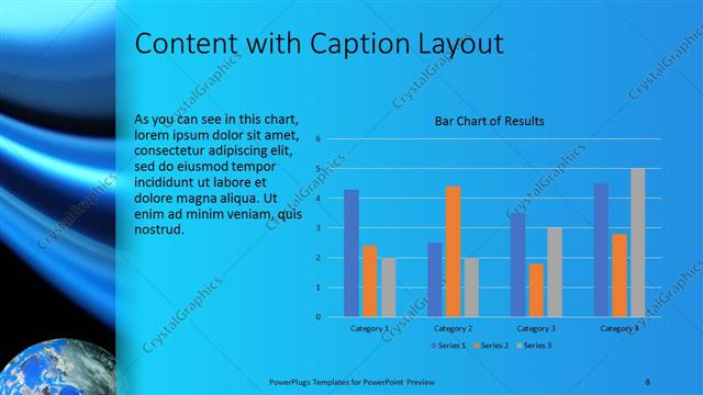 Content with Caption presentation slide layout