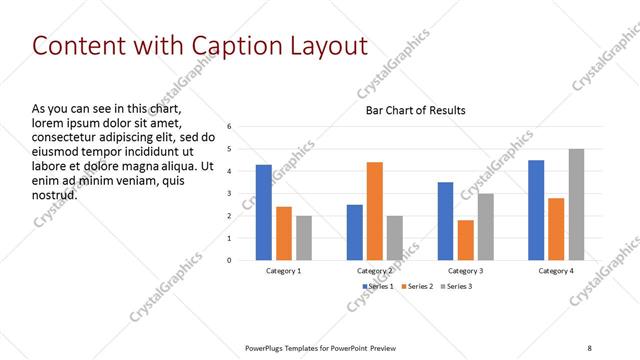 Content with Caption presentation slide layout