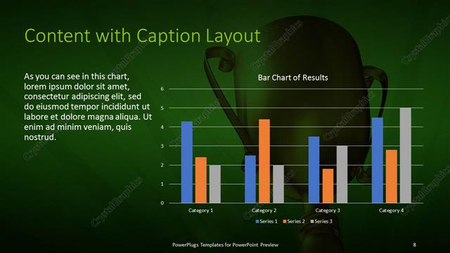 Content with Caption presentation slide layout