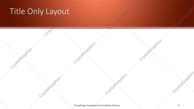 Title Only presentation slide layout