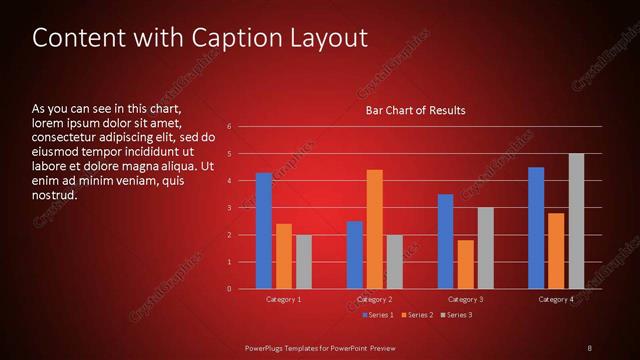 Content with Caption presentation slide layout