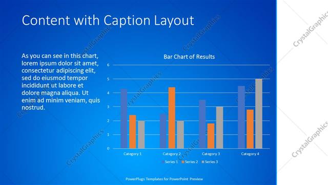 Content with Caption presentation slide layout