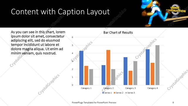 Content with Caption presentation slide layout