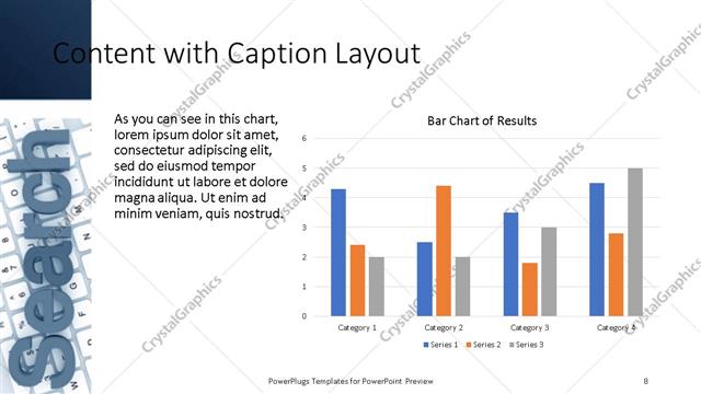 Content with Caption presentation slide layout