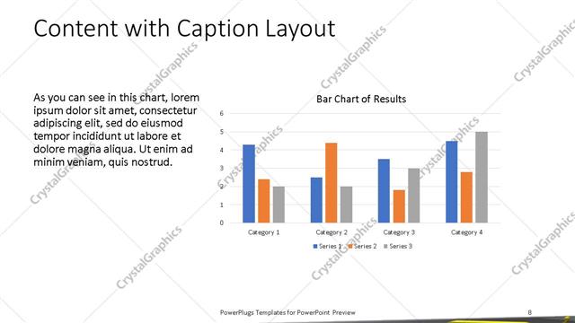 Content with Caption presentation slide layout