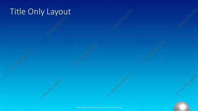 Title Only presentation slide layout