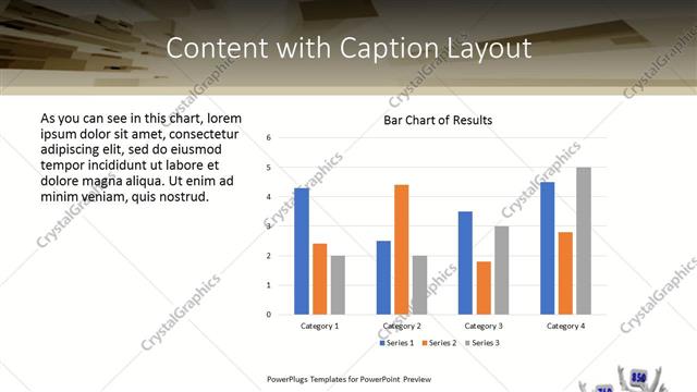 Content with Caption presentation slide layout