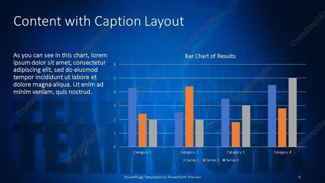 Content with Caption presentation slide layout