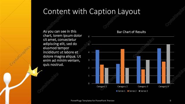 Content with Caption presentation slide layout