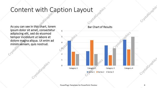 Content with Caption presentation slide layout