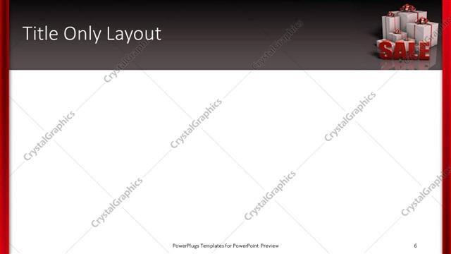 Title Only presentation slide layout