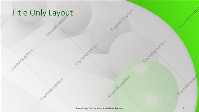 Title Only presentation slide layout