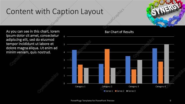 Content with Caption presentation slide layout