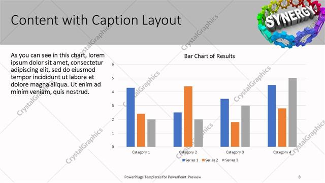 Content with Caption presentation slide layout