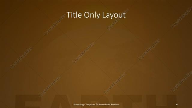 Title Only presentation slide layout