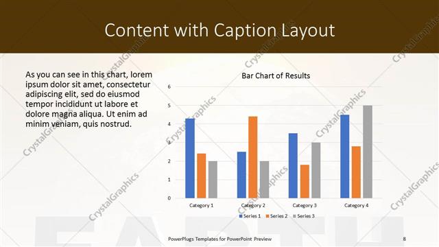 Content with Caption presentation slide layout