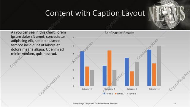Content with Caption presentation slide layout