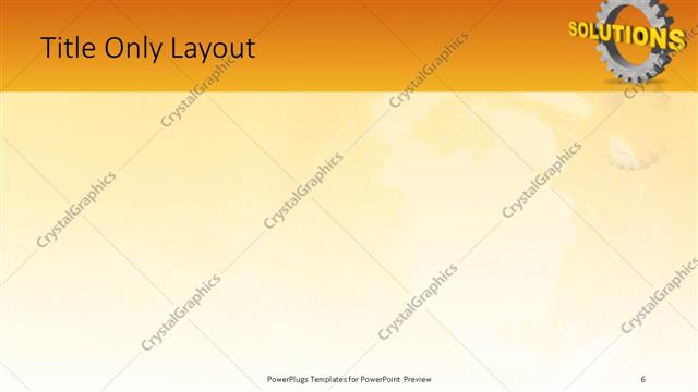 Title Only presentation slide layout