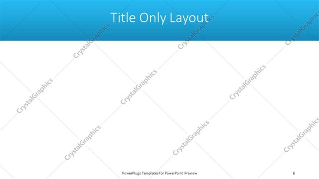 Title Only presentation slide layout