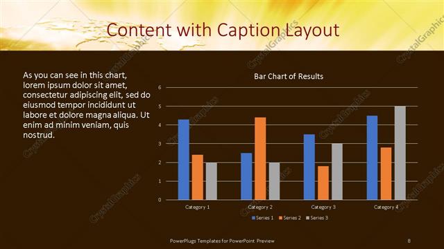 Content with Caption presentation slide layout