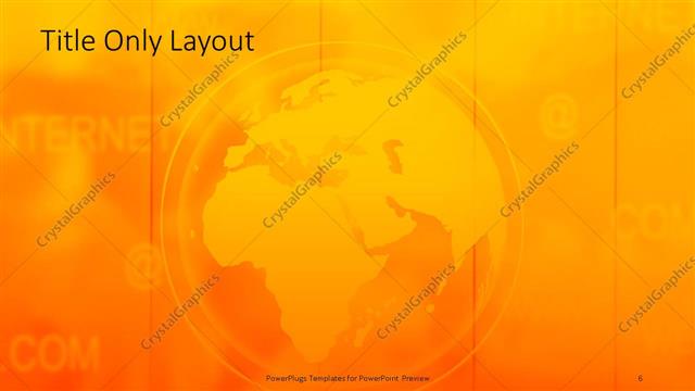 Title Only presentation slide layout