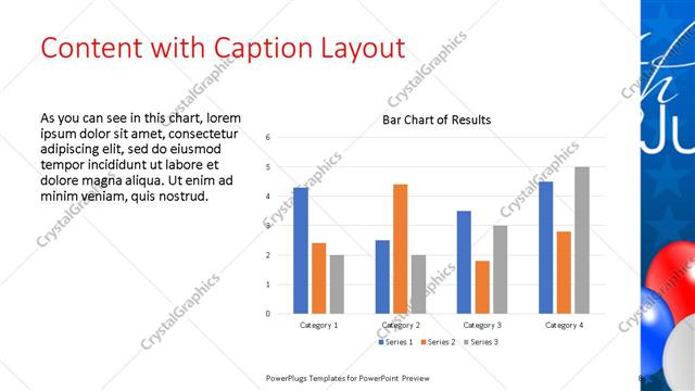 Content with Caption presentation slide layout