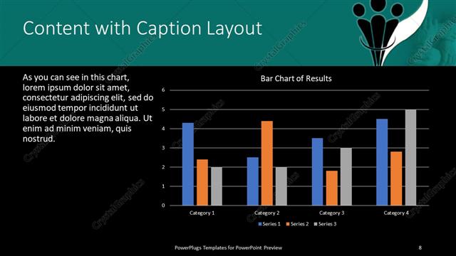Content with Caption presentation slide layout