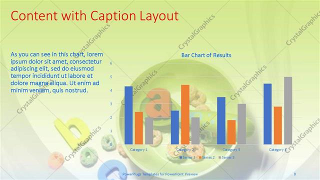 Content with Caption presentation slide layout