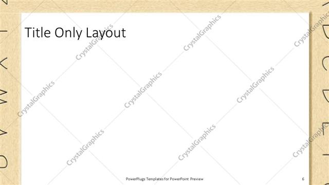 Title Only presentation slide layout