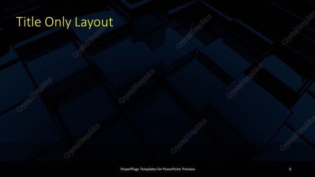 Title Only presentation slide layout