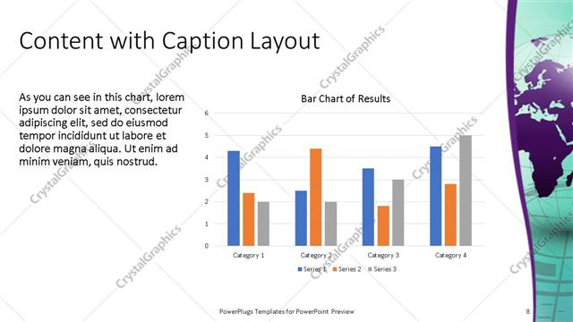 Content with Caption presentation slide layout