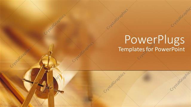  Presentation with orange abstract - Abstract architecture desk  brown orange autumn background persuasion pencil compass on blueprints
