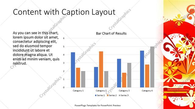 Content with Caption presentation slide layout