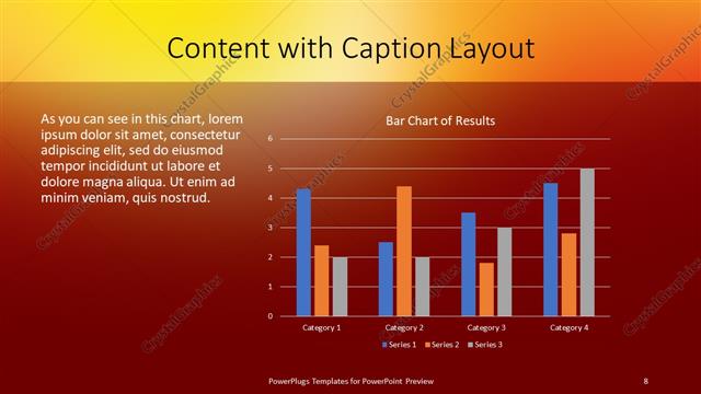 Content with Caption presentation slide layout