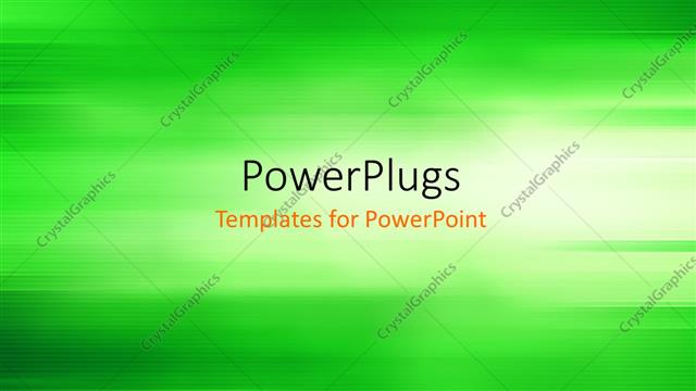  Presentation with green abstract - Abstract background depicting motion blur in green background