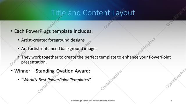 PowerPoint Template - Print Slide