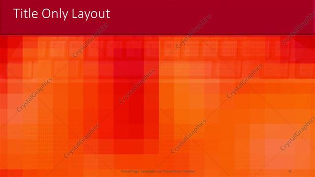 Title Only presentation slide layout