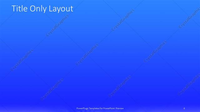 Title Only presentation slide layout