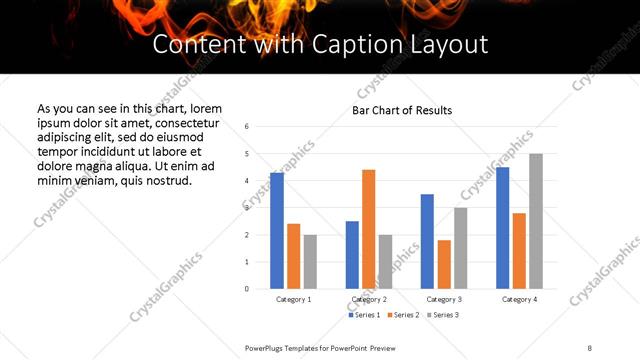 Content with Caption presentation slide layout