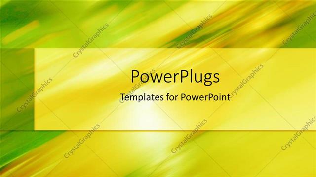  Presentation with green abstract - Abstract background of fresh burst with green and yellow bars