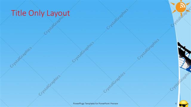 Title Only presentation slide layout